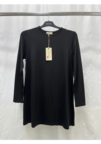 Efraze Uzun Kollu Penye Içlik Tunik 84 cm 408 1627
