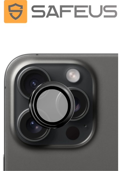 iPhone 15 Pro Max 9h Safir Temperli Kamera Lens Koruyucu