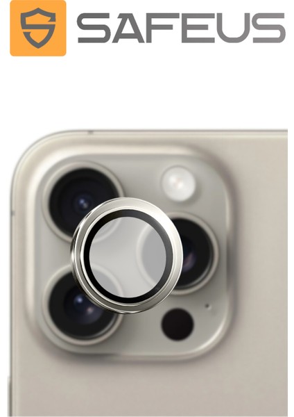 iPhone 15 Pro Max 9h Safir Temperli Kamera Lens Koruyucu
