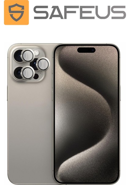iPhone 15 Pro Max 9h Safir Temperli Kamera Lens Koruyucu