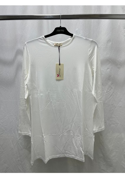 Efraze Uzun Kollu Penye Içlik Tunik 84 cm 408 1627