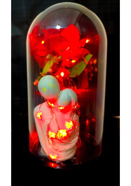 Mutlu Çift Led'li Biblo