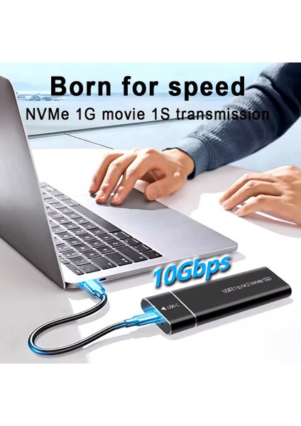 BS-M2 USB 3.1 Type-C To Pcı-E Express Nvme SSD M.2 M-Key Hard Disk Kutusu