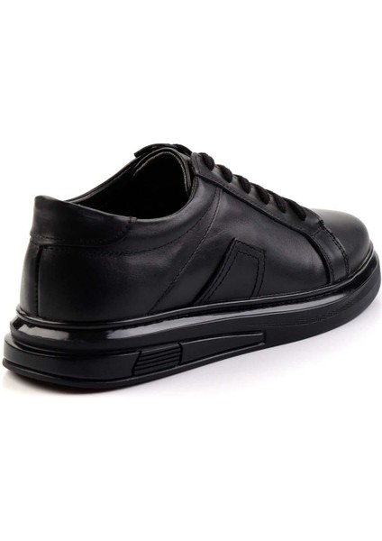 Siyah Antik Deri Erkek Casual Ayakkabı E01439700241 fırsatları