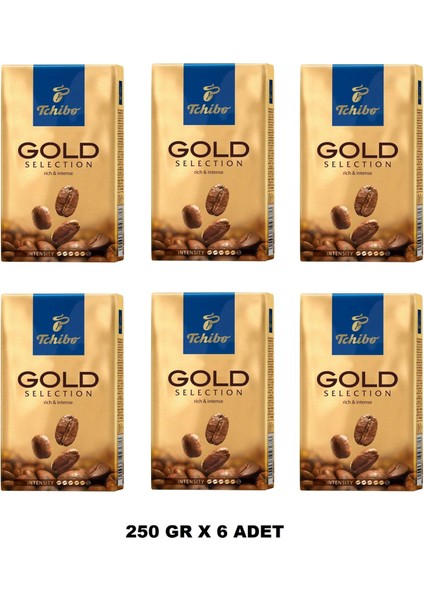 Gold Selection Filtre Kahve 250 gr x 6 Adet