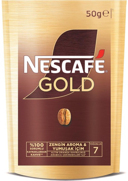 Gold Kahve Poşet 50 gr x 4 Adet