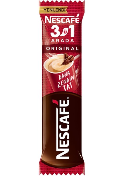 3ü1 Arada Orijinal Kahve 17,5 gr x 48 Adet