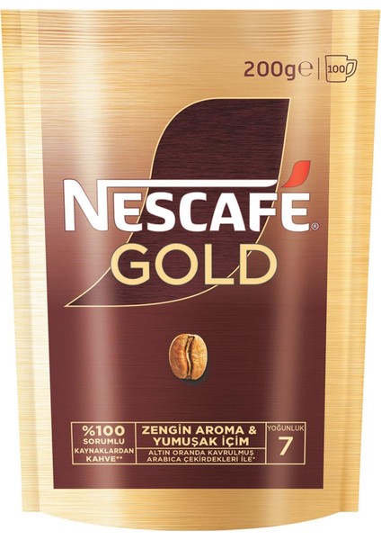 Gold Kahve Poşet 200 gr x 4 Adet