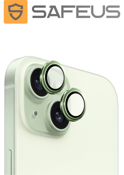 iPhone 15 Plus 9h Safir Temperli Kamera Lens Koruyucu