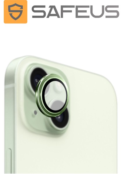iPhone 15 Plus 9h Safir Temperli Kamera Lens Koruyucu