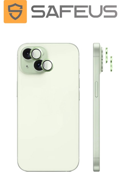 iPhone 15 Plus 9h Safir Temperli Kamera Lens Koruyucu