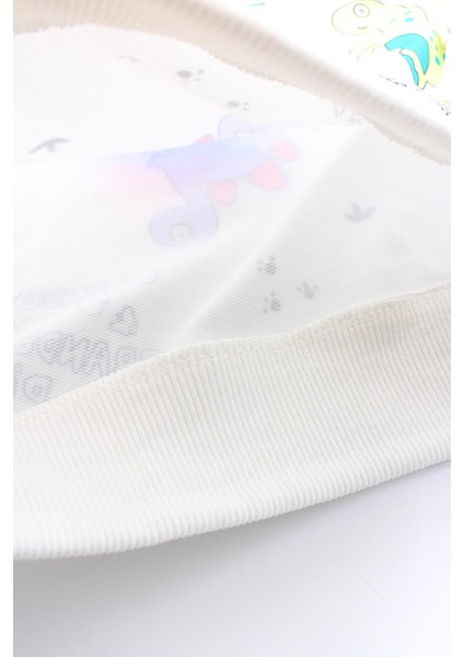 Sevimli Dinazor Desenli Uzun Kollu Erkek Çocuk Sweatshirt indirimleri