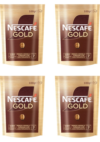 Gold Kahve Poşet 100 gr x 4 Adet