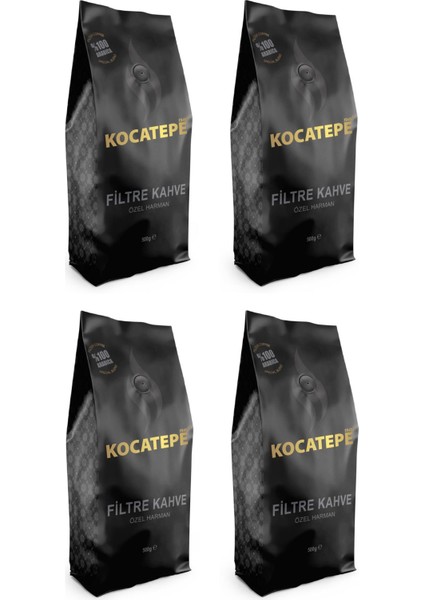 Filtre Kahve Özel Harman 500 gr x 4 Adet