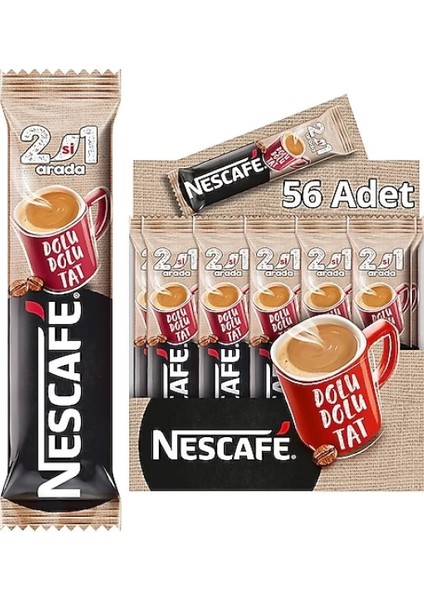 2si1 Arada Sütlü Kahve 10 gr x 56 Adet
