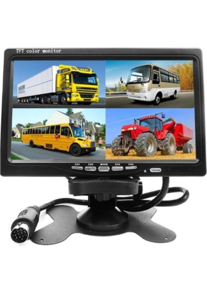 7 Inch Araç Içi Kamera Monitörü Geri Vites Uyumlu