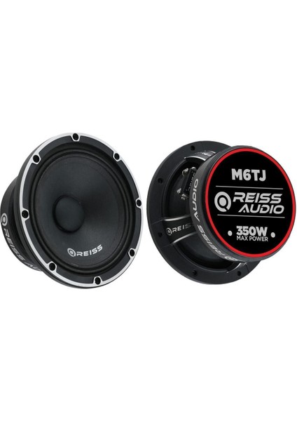 RS-M6TJ Çifti Uyumlu 700WAT-300W Rms Metal Kapaklı 16 cm Oto Midrange Hoparlör