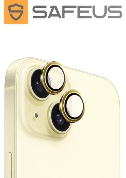 iPhone 15 Plus 9h Safir Temperli Kamera Lens Koruyucu
