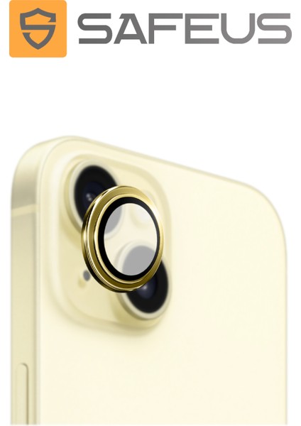 iPhone 15 Plus 9h Safir Temperli Kamera Lens Koruyucu