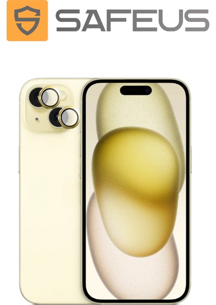 iPhone 15 Plus 9h Safir Temperli Kamera Lens Koruyucu