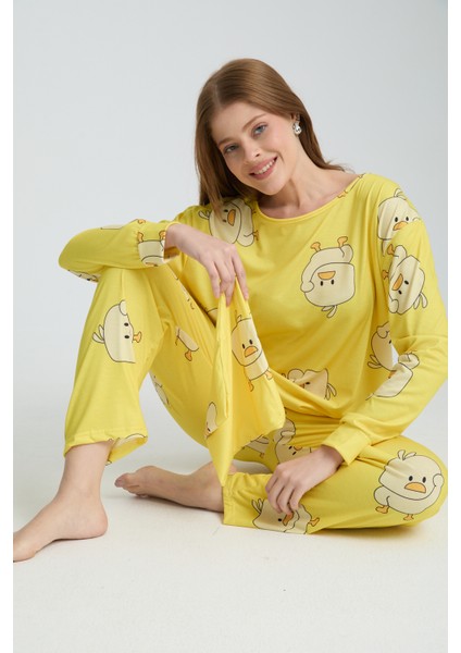 Soft Fnm Uzun Kollu Pijama Takımı