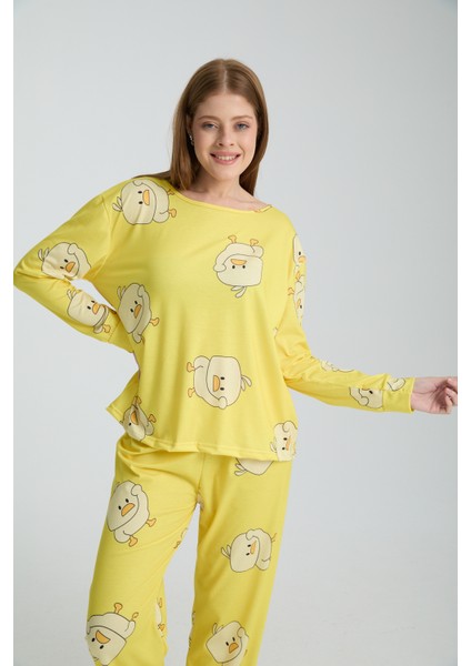 Soft Fnm Uzun Kollu Pijama Takımı