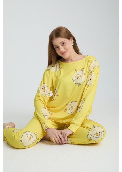 Soft Fnm Uzun Kollu Pijama Takımı