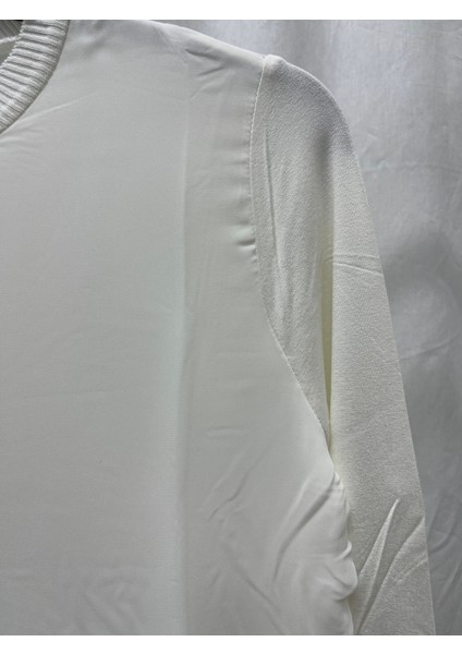 Süssü Uzun Kollu Önü Şifon Penye Içlik Tunik 89 Cm 875 1622