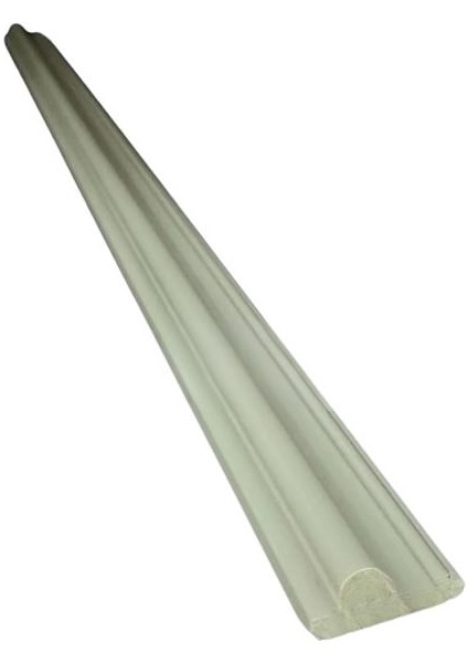 Dekoratif Boyanabilir 1 Adet 2cm x 240CM Eğimli Polistren Duvar Çıtası Ev Salon Koridor Çıtalama