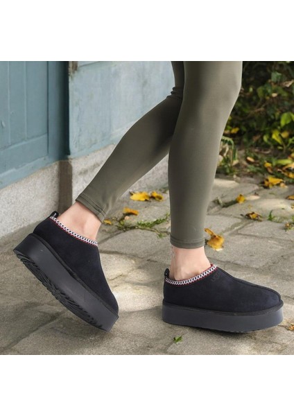 290A Günlük Kadın Bot Süet Içi Kürklü Yüksek Kalın Taban Kışlık Bot & Bootie Kalın Taban modelleri