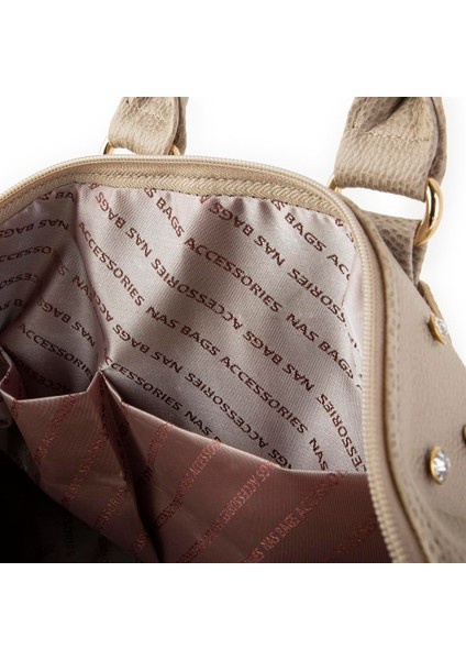 Vera Çanta Nas Bag Kadın Zımbalı Şık Geniş El Çantası fırsatları