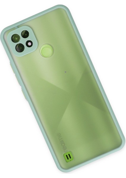 Realme C21 Kılıf Montreal Silikon Kapak - Turkuaz 13