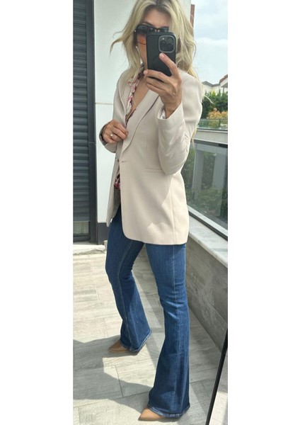 Astarlı Krep Kumaş Ceket