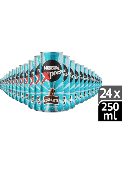 Xpress Coco Natte Soğuk Kahve 250 ml x 24 Adet