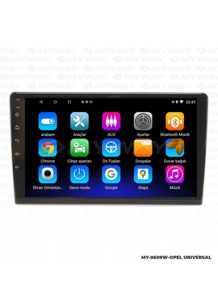 Opel Meriva Android 12 Multimedya Carplay 2gb RAM+32GB HDD Navigasyon Oem Ekran fiyatları