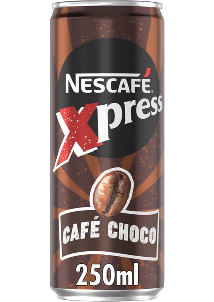 Xpress Cafe Choco Soğuk Kahve 250 ml x 24 Adet