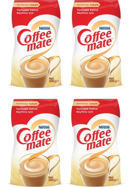 Coffee Mate Kahve Kreması Poşet 200 gr x 4 Adet