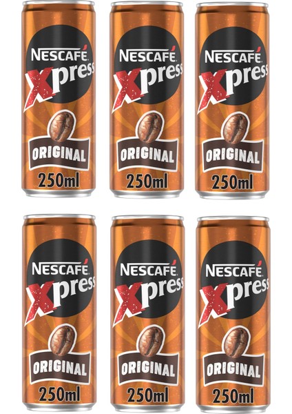 Xpress Original Soğuk Kahve 250 ml x 6 Adet