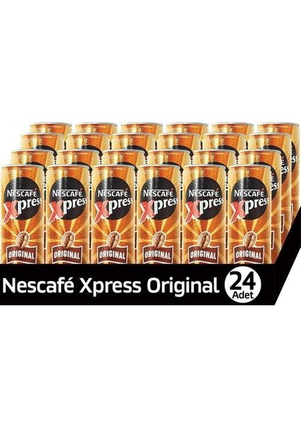 Xpress Original Soğuk Kahve 250 ml x 24 Adet