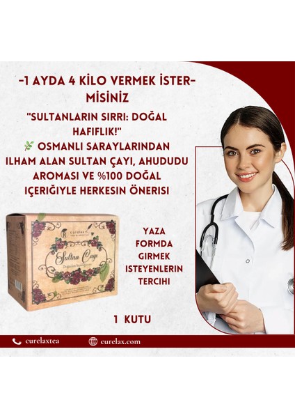 %100 Bitkisel Detoks ve Form Sultan Çayı 10 Farklı Bileşenli