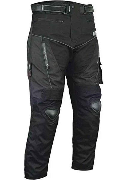 Titanyum Diz + Kalça Koruma 4 Mevsim Motosiklet Pantolonu