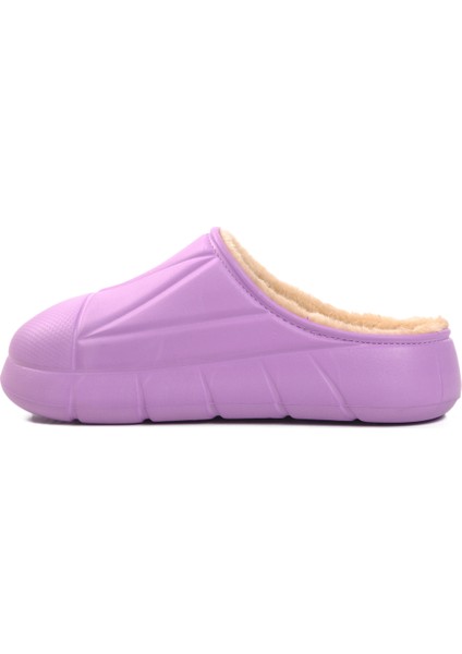 Lila Içi Kürklü Kadın Ev Terlik 712 Z fiyatları
