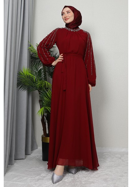 Semra Tesettür Elbise Siyah