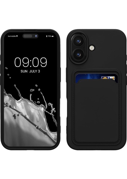 Samsung Galaxy A06 Kılıf Kamera Korumalı Kartlıklı Cüzdanlı Yumuşak Silikon Kartvizit Bölmeli Kapak Lansman Içi Kadife