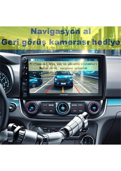 Renault Dacia Duster 2013-2018YIL/KABLOSUZ Carplay/gps/geri Vites Arka Görünümü ILE/9INÇ/4+32GB