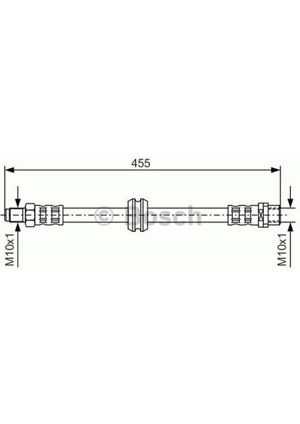 1987476444 Fren Hortumu Ön Bmw E36 E46 Z3 90-2004 34321159717
