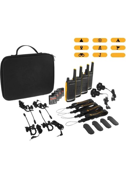 TLKR-T82 Extreme Quad Pmr Telsiz (4'lü Set)