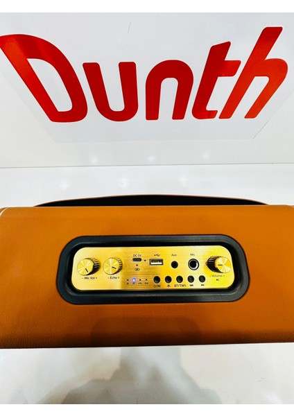 DU-SPMB150 Bluetooth , Tws ,usb ,mıc , 02 Wır , Aux ,out Door Mode , 40W Rms , Metal & Leather