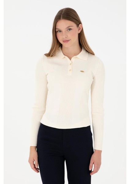 Kadın Elegance Yakalı Kazak modelleri