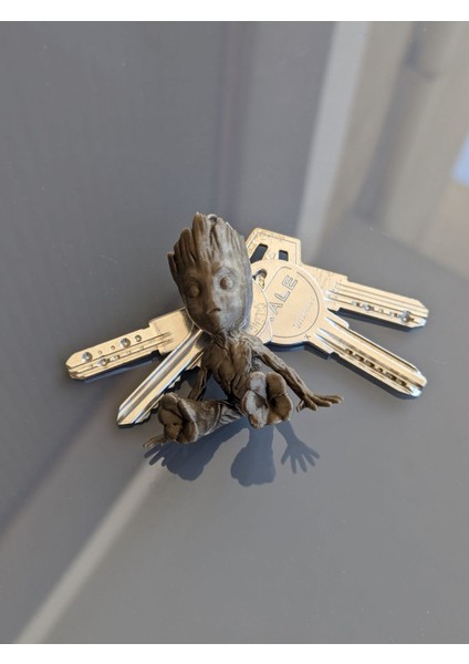 Just3dprintings Baby Groot Anahtarlık